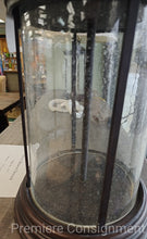 Load image into Gallery viewer, Rustic Seeded Glass Lantenn Lamp
