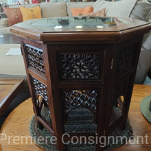 Load image into Gallery viewer, Oriental Rosewood Side Table w/ Inlay
