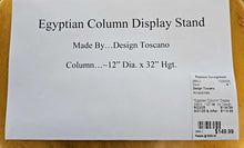 Load image into Gallery viewer, &quot;Egyptian Column&quot; Display Stand...by Design Tuscano
