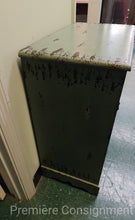 Load image into Gallery viewer, Small Green Decorative Storage Cabinet
