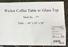 Load image into Gallery viewer, Wicker Oval Patio Table
