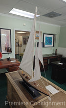 Load image into Gallery viewer, Endeavor Large Sailboat Model 52" Tall
