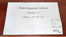 Load image into Gallery viewer, Desk Organizer Cabinet
