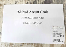 Load image into Gallery viewer, Skirted Wingback Chair...by Ethan Allen
