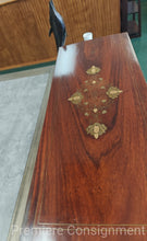 Load image into Gallery viewer, Oriental Rosewood Magazine Rack w/ Inlay
