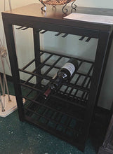 Load image into Gallery viewer, Five Shelf Wine Rack w/ Wood Top
