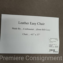 Load image into Gallery viewer, Leather Easy Chair...by Craftmaster
