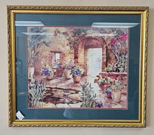 Load image into Gallery viewer, Framed Print &quot;Courtyard Garden&quot;...by Carolina Mirror
