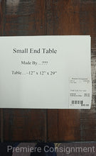 Load image into Gallery viewer, Small Rustic End Table
