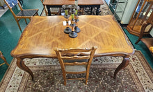 Load image into Gallery viewer, &quot;Parquet Top&quot; Dining Table w/ (6) Chairs...by Hekman
