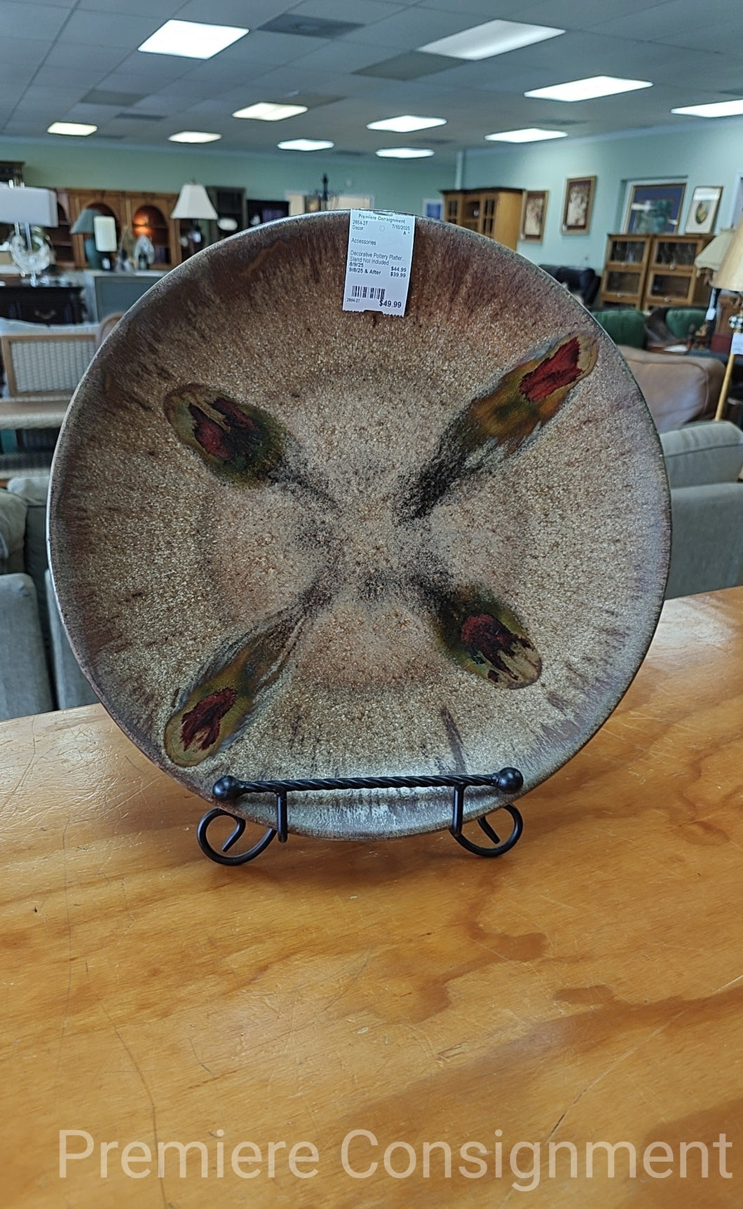 Decorative Pottery Plattter