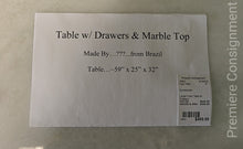 Load image into Gallery viewer, Large Foyer Table w/ Drawers
