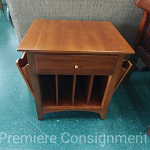 Load image into Gallery viewer, Cherry Magazine Rack / End Table...by Thomasville
