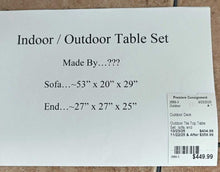 Load image into Gallery viewer, Indoor/Outdoor Tile Top Table Set
