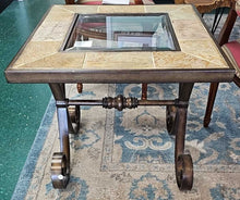 Load image into Gallery viewer, Wrought Iron End Table
