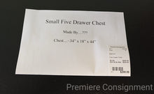Load image into Gallery viewer, Five Drawer Chest
