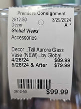 Load image into Gallery viewer, Tall Aurora Glass Vase (NEW)...by Global Views
