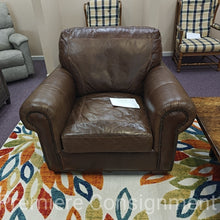 Load image into Gallery viewer, &quot;Almond Paisley&quot;  Leather Chair...by USA  Premium Leather
