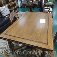 Load image into Gallery viewer, &quot;Jacobean&quot; Dining Table w/ Six Chairs
