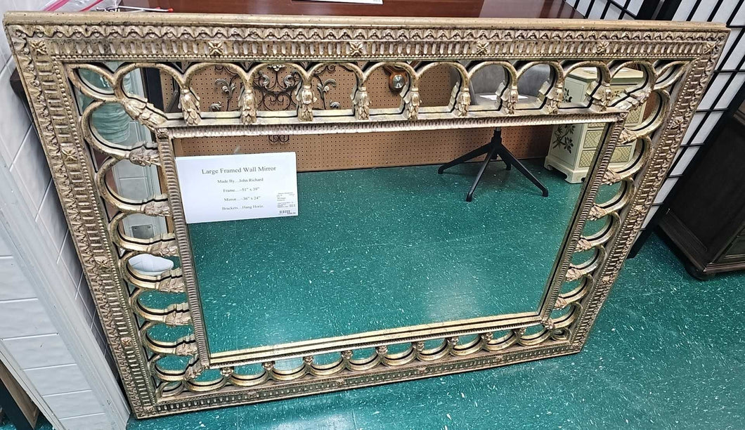 Large Framed Mirror...by John Richard
