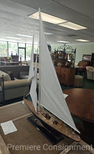 Load image into Gallery viewer, Endeavor Large Sailboat Model 52" Tall
