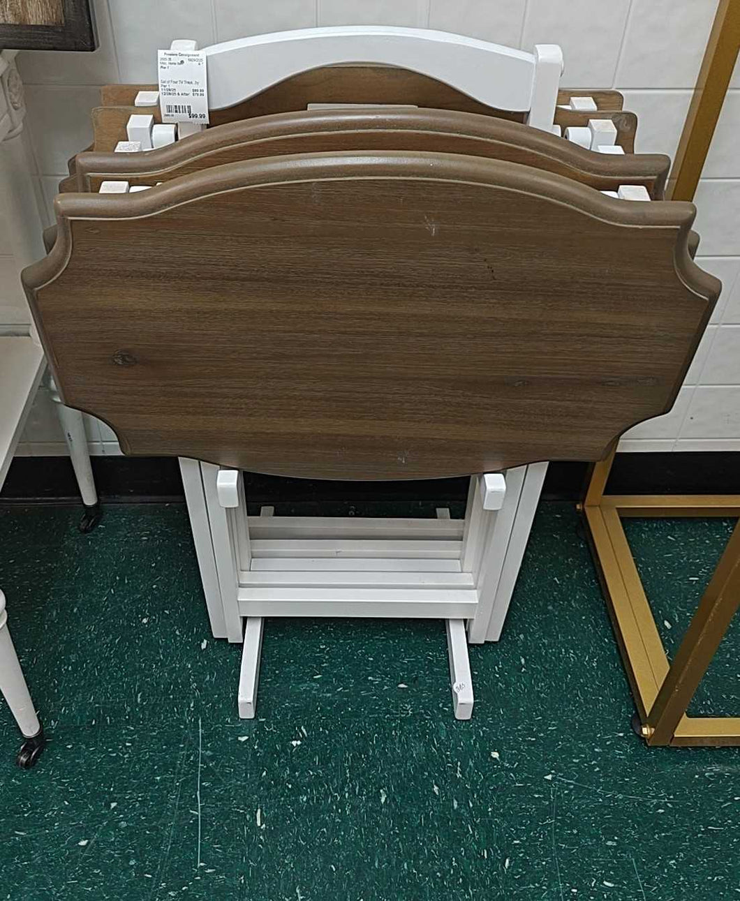 Set of Four TV Trays...by Pier 1