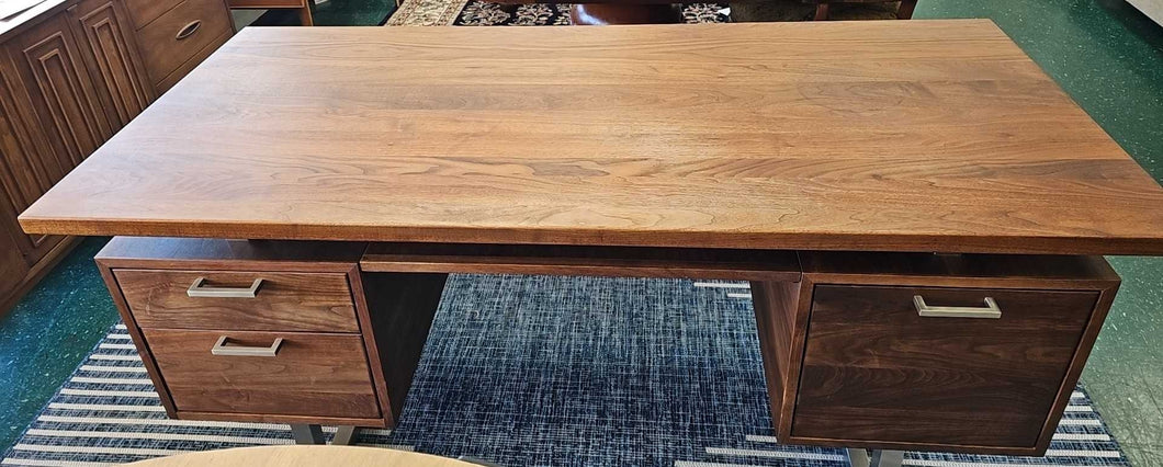 Clybourn Walnut Executive  Desk...by Crate & Barrel