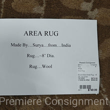 Load image into Gallery viewer, Round Wool Area Rug...by Surya
