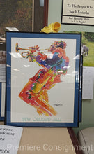 Load image into Gallery viewer, Framed Jazz Print signed Micheal Smiroldo
