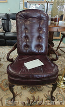 Load image into Gallery viewer, Tufted Leather Stationary Office Chair...by Leather Master
