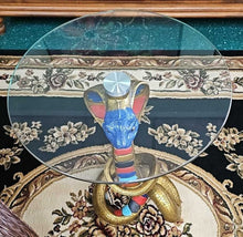 Load image into Gallery viewer, &quot;Renenulet  Cobra Godess&quot; Accent Table...by Design Tuscano
