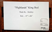 Load image into Gallery viewer, &quot;Highland&quot; King Bed...by Stickley
