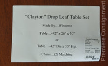 Load image into Gallery viewer, Drop Leaf Table w/ Chairs...by Winsome
