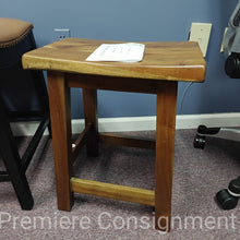 Load image into Gallery viewer, Set of Three "Saddle" Stools
