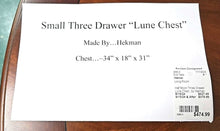 Load image into Gallery viewer, Half Moon Three Drawer &quot;Lune Chest&quot;...by Hekman
