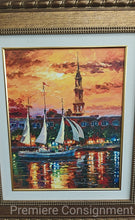 Load image into Gallery viewer, Framed Giclee Painting "Charleston Waterfront"...Daniel Wall
