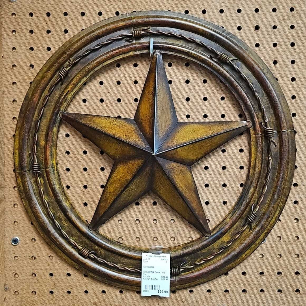 Tin Star Wall Decor...~16