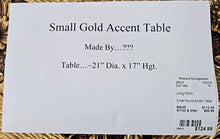Load image into Gallery viewer, Small Round Accent Table
