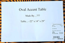 Load image into Gallery viewer, Decorative Oval Accent Table
