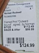 Load image into Gallery viewer, Framed Print &quot;Outward Bound&quot;...by Norman Rockwell
