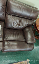 Load image into Gallery viewer, Reclining Leather Loveseat w/ Console...by Haverty's
