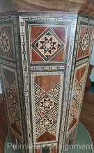 Load image into Gallery viewer, Morrocan Inlayed Side Table with opening top
