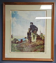 Load image into Gallery viewer, Framed Print &quot;Outward Bound&quot;...by Norman Rockwell
