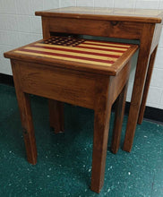 Load image into Gallery viewer, &quot;Patriotic&quot; Nesting Tables
