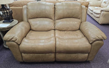 Load image into Gallery viewer, Leather Recliner Loveseat (Manual)... Made By.. Man Wah
