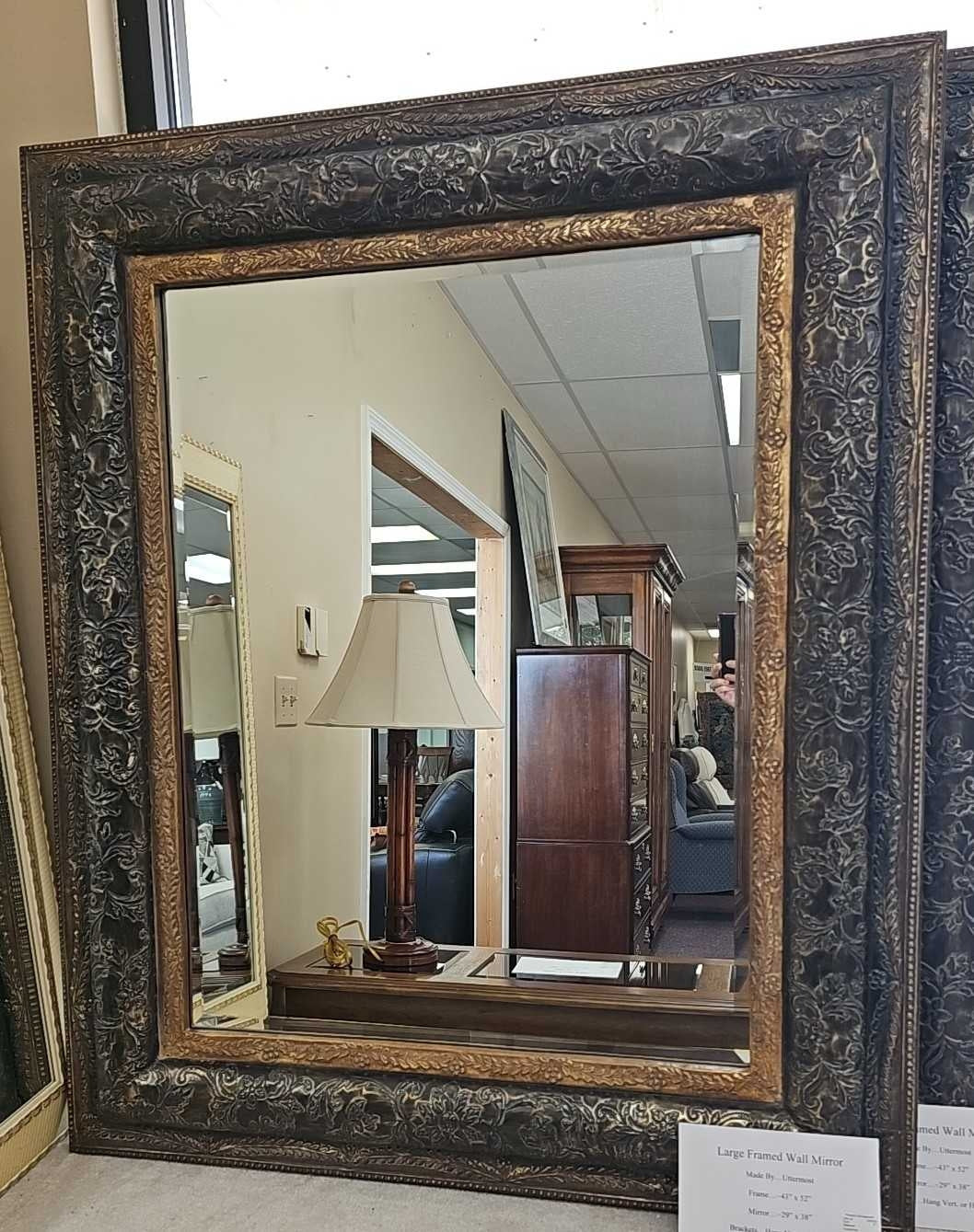 Large Framed Wall Mirror...by Uttermost