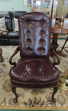 Load image into Gallery viewer, Tufted Leather Stationary Office Chair...by Leather Master
