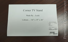 Load image into Gallery viewer, Corner TV Stand...by Leick
