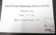 Load image into Gallery viewer, Set of Four Counter Stools (NEW)...by Lane

