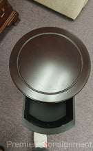 Load image into Gallery viewer, Small Round Accent Table w/ Drawer
